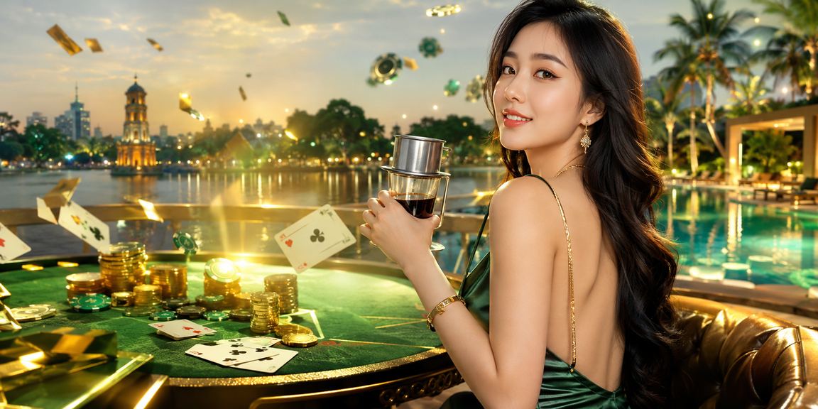 Trò chơi bài trực tuyến tại Hà Nội bên ly cà phê buổi sáng